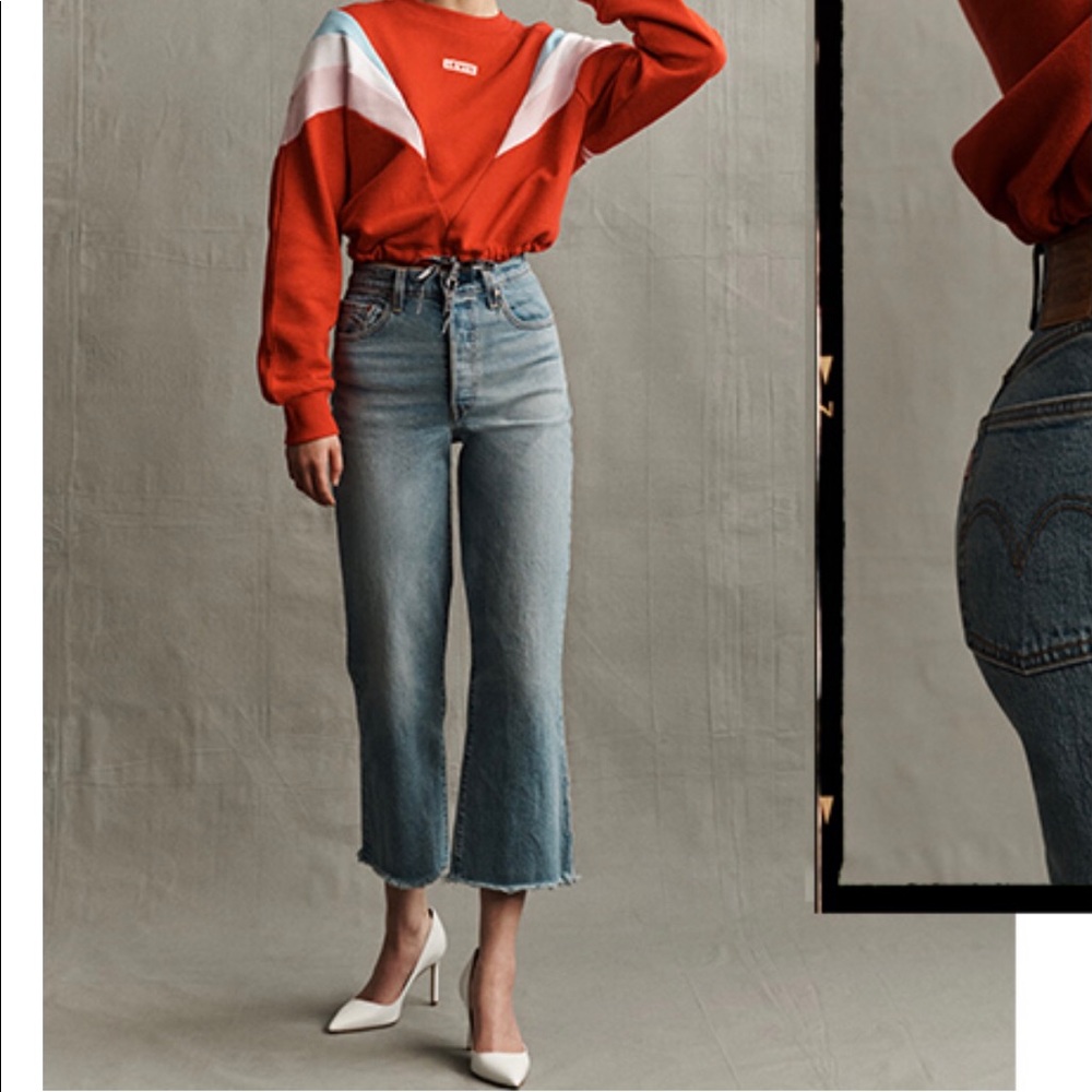 NWT Levi's Ribcage Straight Jeans in Georgie